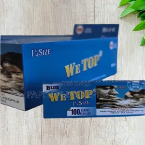 Wetop Blue (White Rice) 1 1/4 Size Rolling Paper
