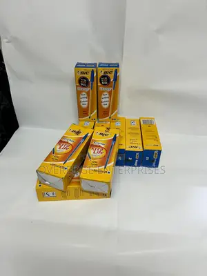 Bic Orange Crystal Pens
