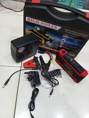 Multi Purpose 12v 99800mah Jump Starter With Tire Inflator