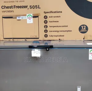 Von 505l Freezer Fast Freezing Tropicalized Front Defrost Drainage
