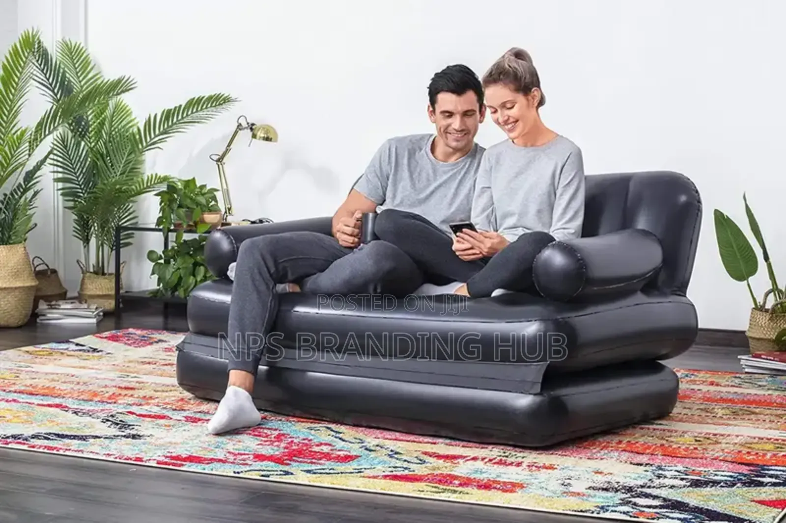 Inflatable Sofa Bed With Manual Pump Cv