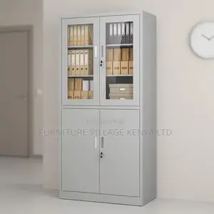 Office Cabinet; 2-door Lockable Filing Office Cabinet