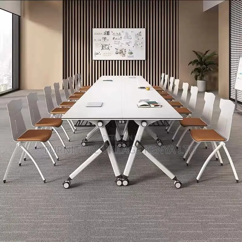 Foldable Table; White Foldable Office /Training Table