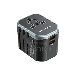Vention 3-Port Usb (C + a + A) Universal Travel Adapter (20w/18w/18