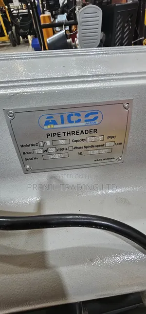 Aico Electric Pipe Threading Machine.