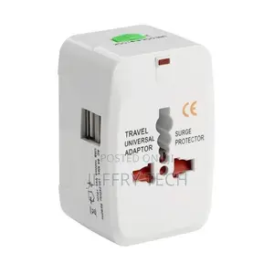 Brother Generic Plug Adapter, World Travel 2 Usb Charger Universal W