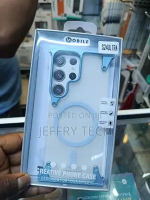Transparent Magnetic Phone Designed for the Samsung Galaxy S24 Ultra