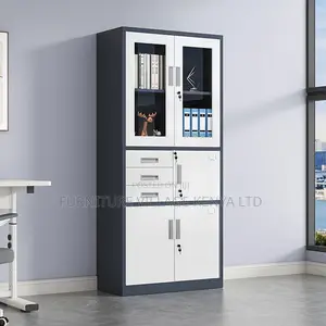 Office Cabinet; 2 Door Office Cabinet With Safe