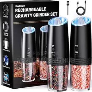 Salt Or Pepper Grinder Gravity Electric Salt Grinder Rechageable Hp