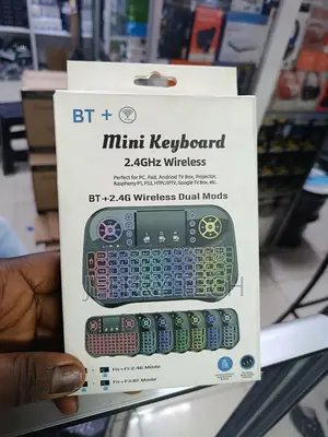 Mini Bluetooth Keyboard, Dual Modes(2.4ghz/Bluetooth) Wireless Keyboar