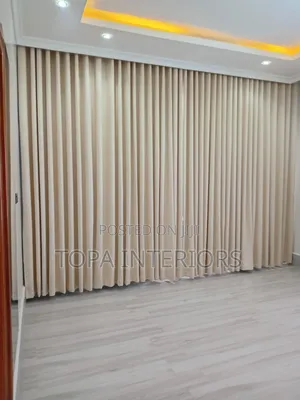 Gold Brown Curtains for Big Living Room Windows
