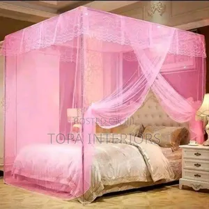 Pink Mesh Mosquito Nets for Safe Sleep