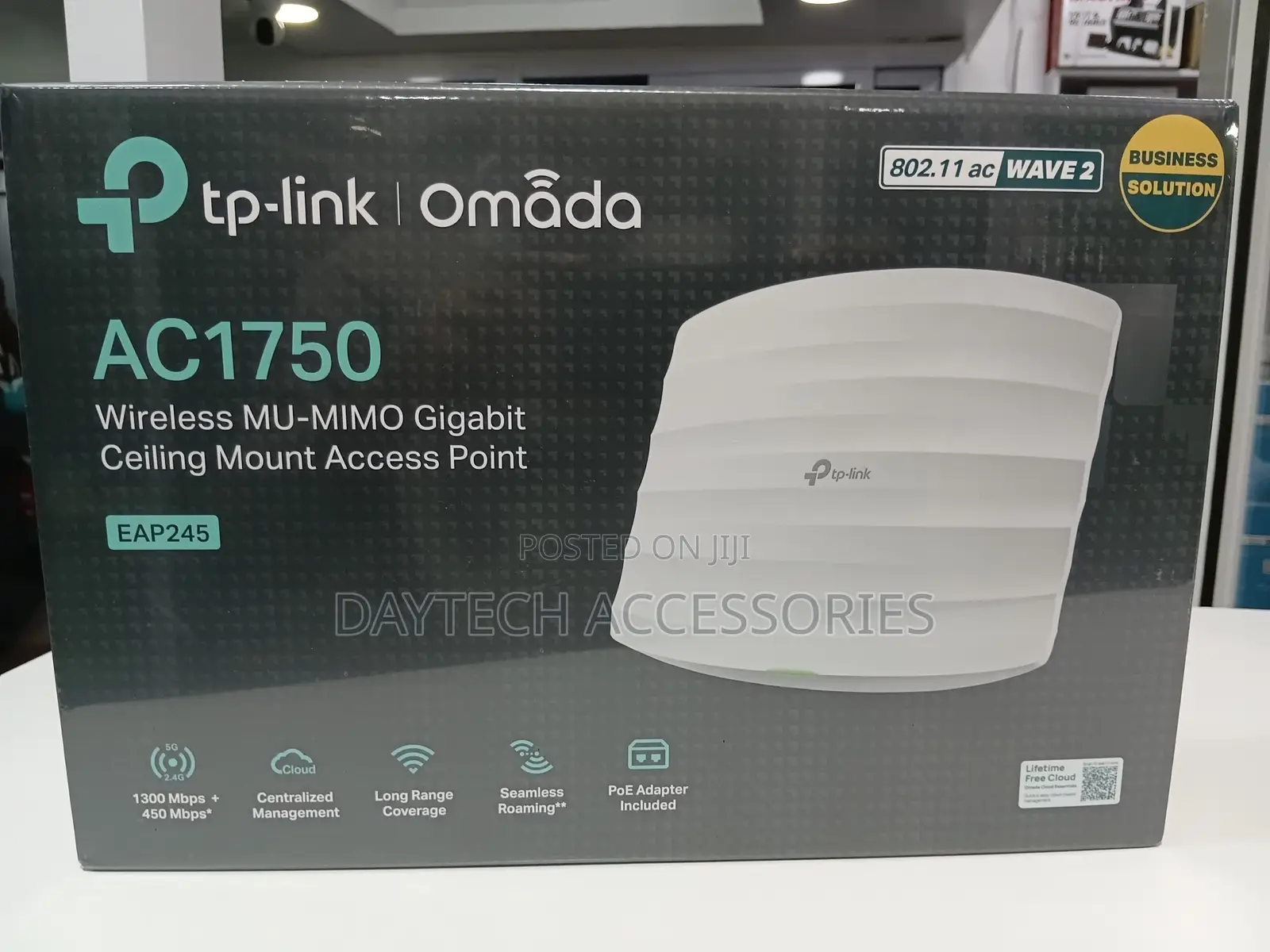 Tp-Link Omada Eap245 Ac1750 Mu-Mimo Gigabit Ceiling Mount Access Point