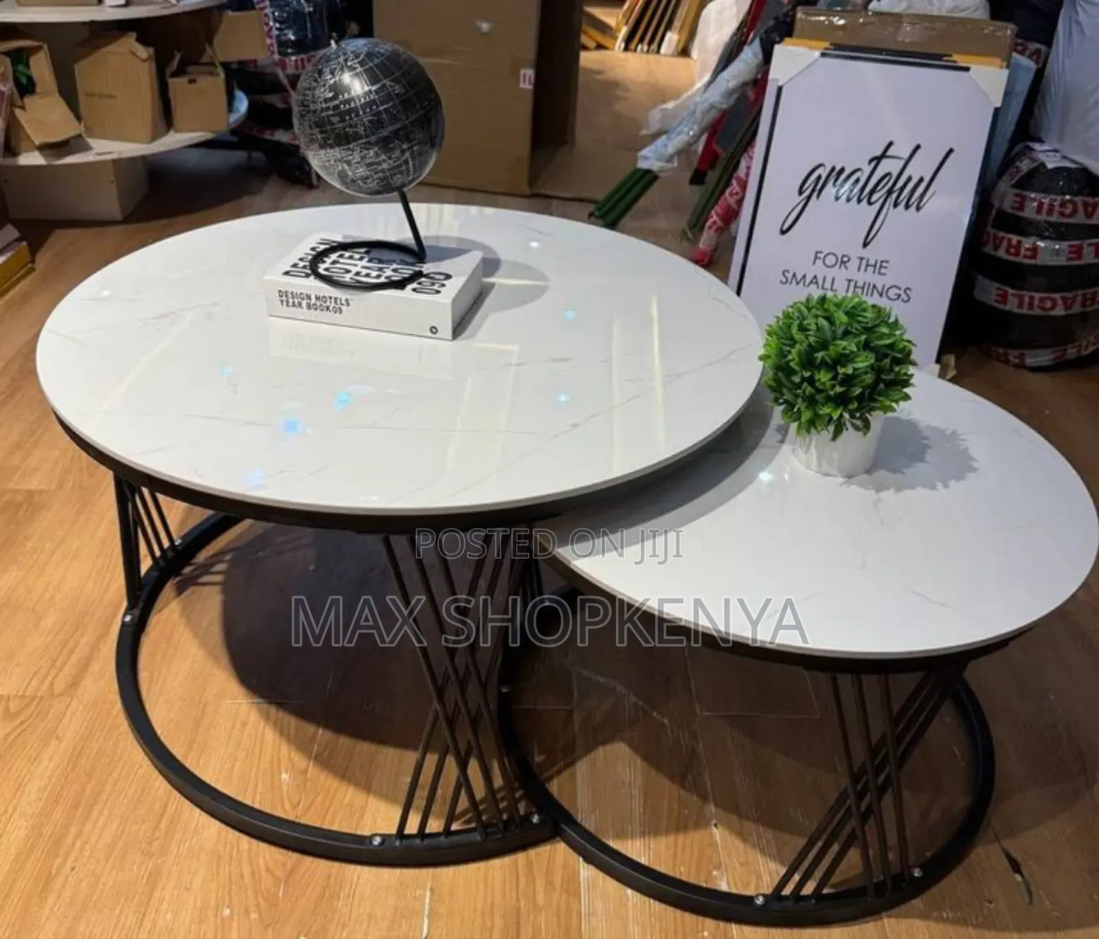 Premium Marble Coffee Table – Luxury Finish Durable Design