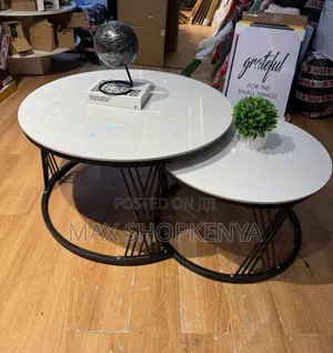 Luxury Marble Center Table – Modern Minimalist Design