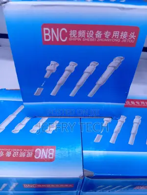 Bnc Jack Male Plug Connector To Coaxial Video Rg59 Cable Cctv Cameras