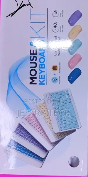 Rechargeable Bluetooth Keyboard and Mouse Fortablets, Laptops Mobile