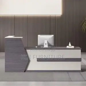 Office Desk : 1.8 Meter Front Office Reception Desk