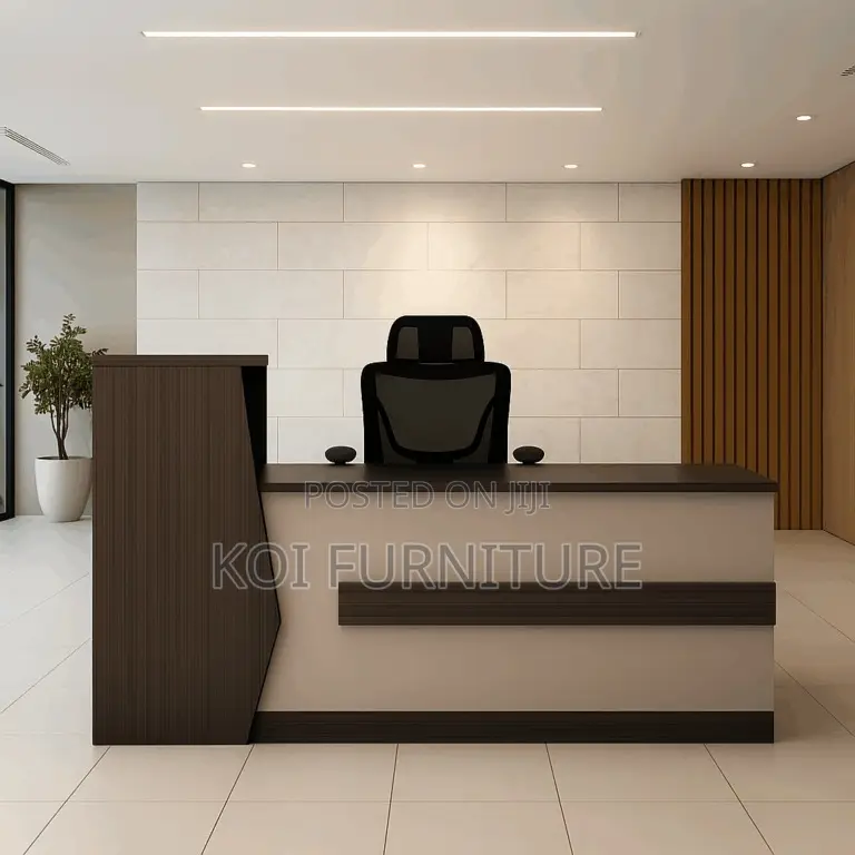 Office Desk : 1.8 Meter Front Office Reception Desk