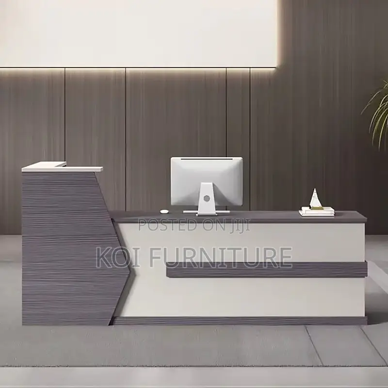 Office Desk : 1.8 Meter Front Office Reception Desk