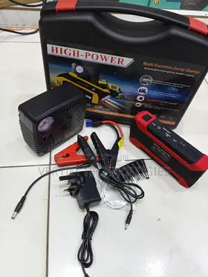 Heavy Duty 12v 99800mah Battery Booster With Air Compressor Pump