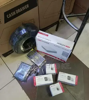4 Cctv Camera Hikvision 4 Channel System With Night Vision