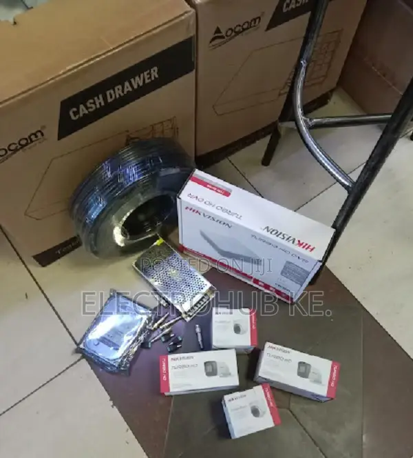 Cctv Kit Hikvision 4 Channel Cameras