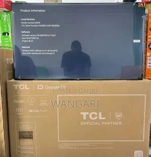 Prime Video 43 Inch TCL Google Tv