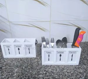 Wooden Cutlery Organizer