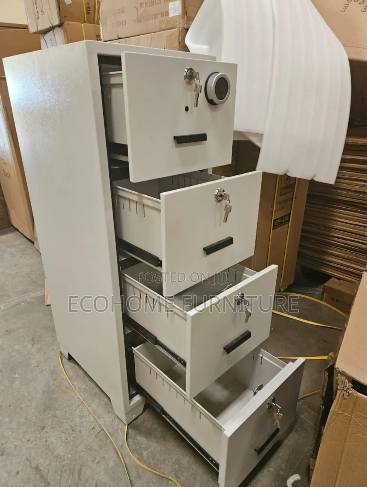 4 Drawers Fireproof Safe Boxes