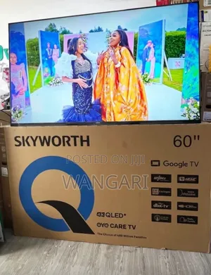 14 Months Warranty Skyworth 60 Inch Qled Goggle Tv