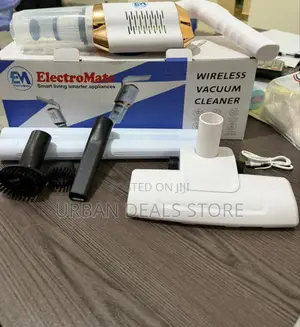 Electromate Wireless Vacuum Cleaner. Cordless Rechargeable Design