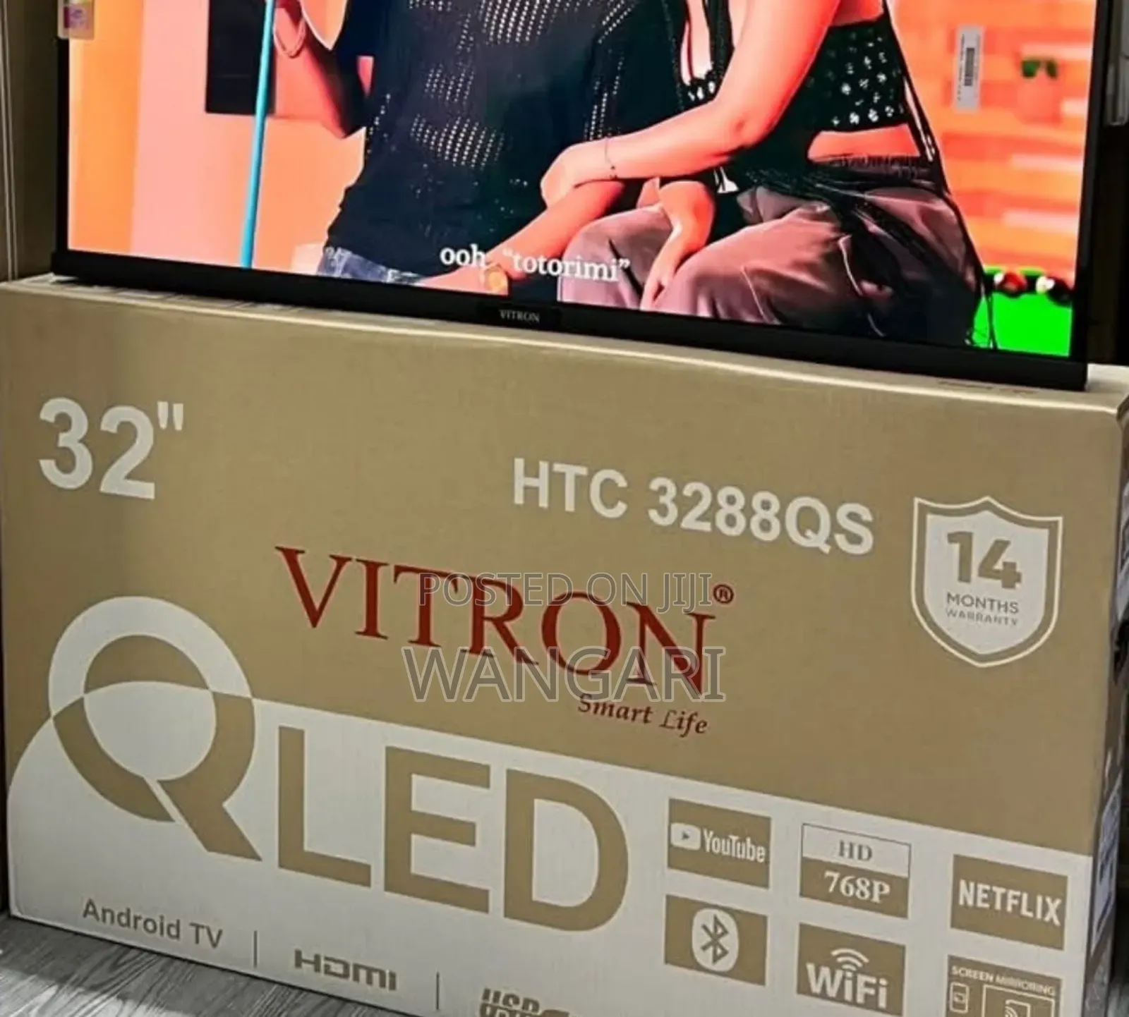 Restocked Qled Vitron 32 Inch Smart Tv