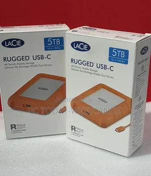Lacie 5tb Rugged Usb 3.1 Gen 1 Type-C External Hard Drive