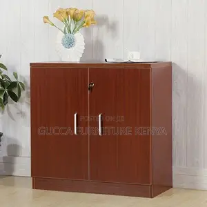 2-door Wooden Credenza Filling Cabinet