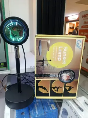 Led Sunset Lamp Rotating Head Mood Light For Home Decor