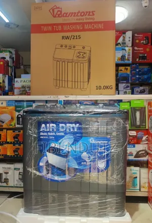 Ramtons Washing Machine Twin Tub 10kg With Air Dryer Rw215