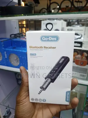 Go-Des Gd-Bt104 Car Bluetooth Adapter With Mic Controls