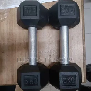 Hexagonal Dumbbell 5 Kg (Pair)