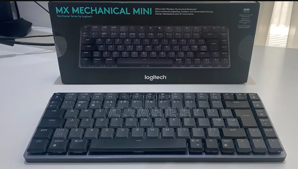 Logitech Mx Mechanical Mini Wireless Keyboard Graphite