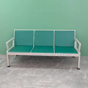 3-seater Padded Reception Waiting Bench