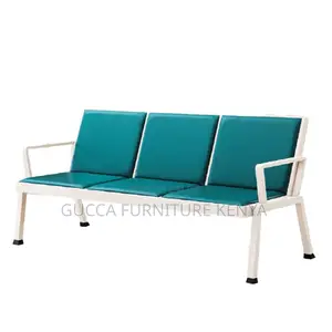 3-seater Padded Reception Waiting Bench