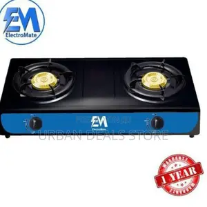 Electromate Stainless Steel Double Burner Cooker