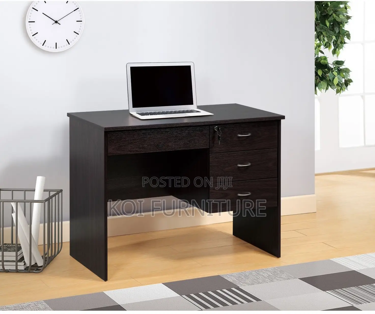 Office Table: 1m Minimalist Home Office Desk For Study