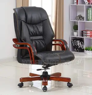 Office Chair : Leather Director's Executive Office Seat