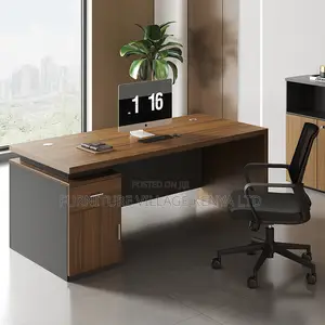 Office Desk; 1.4 Meter Executive Office Desk With Drawers