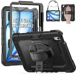 Caseac Rugged Case for iPad Air 11 Inch Heavy Duty Protective Design