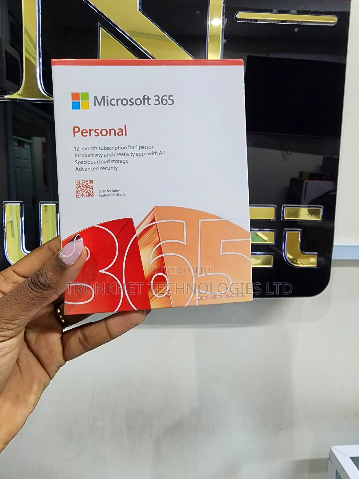 Microsoft 365 Personal – 12-Month Subscription Box (1 User