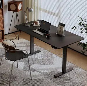 Office Desk : 1.6m Adjustable Electric Standing Desk,