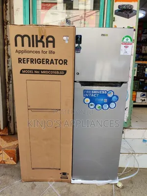 Mika 168litres Double Door Fridge